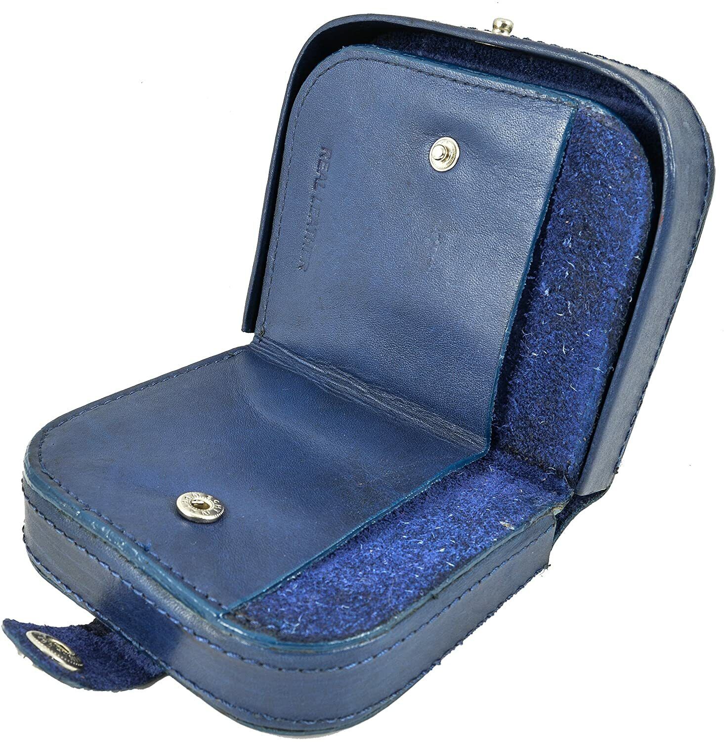 Mens Ladies High Quality Real Leather Coin Pouch Tray Wallet Notes Purse Change