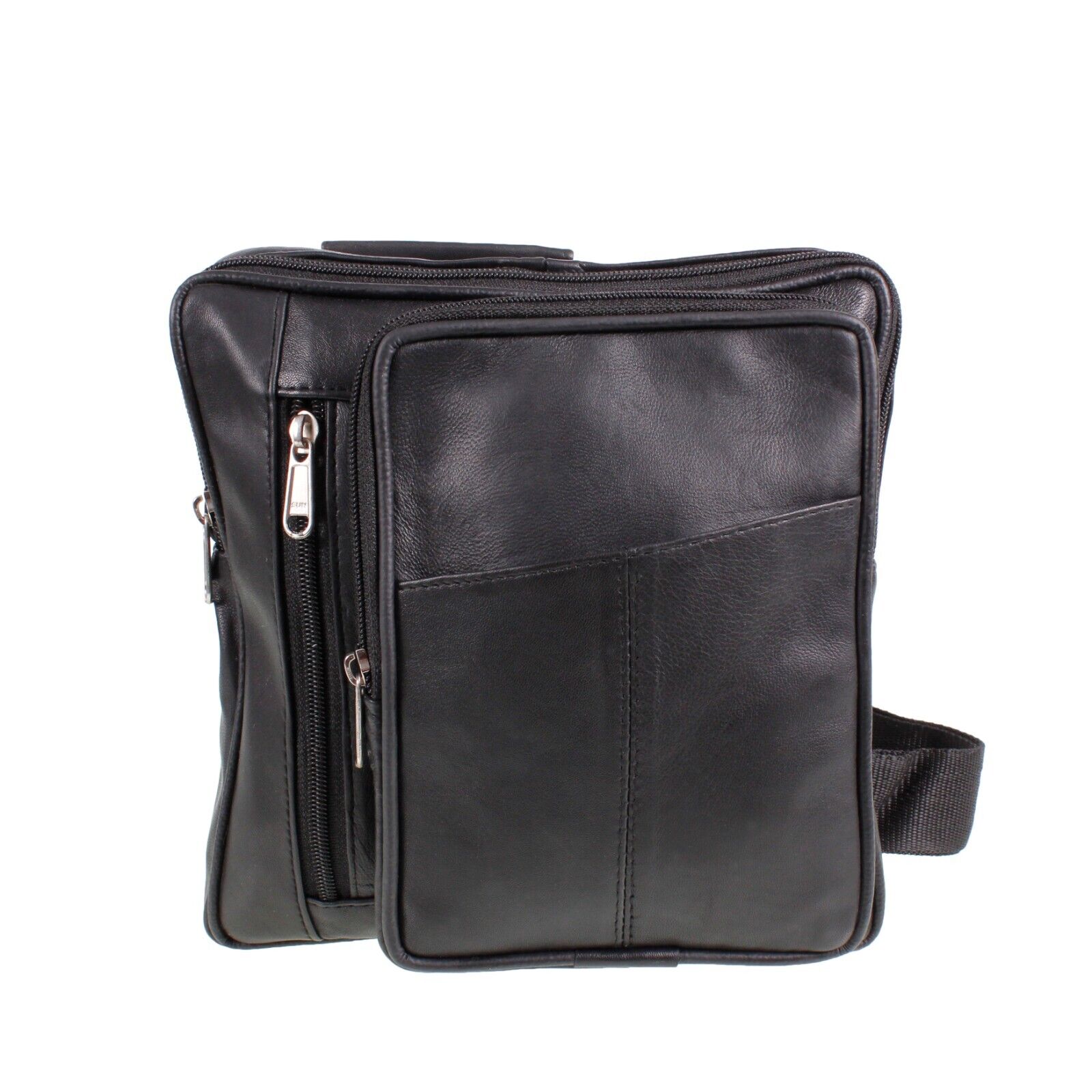 MENS REAL LEATHER TRAVEL SHOULDER MAN BAG CROSS BODY MESSENGER UK