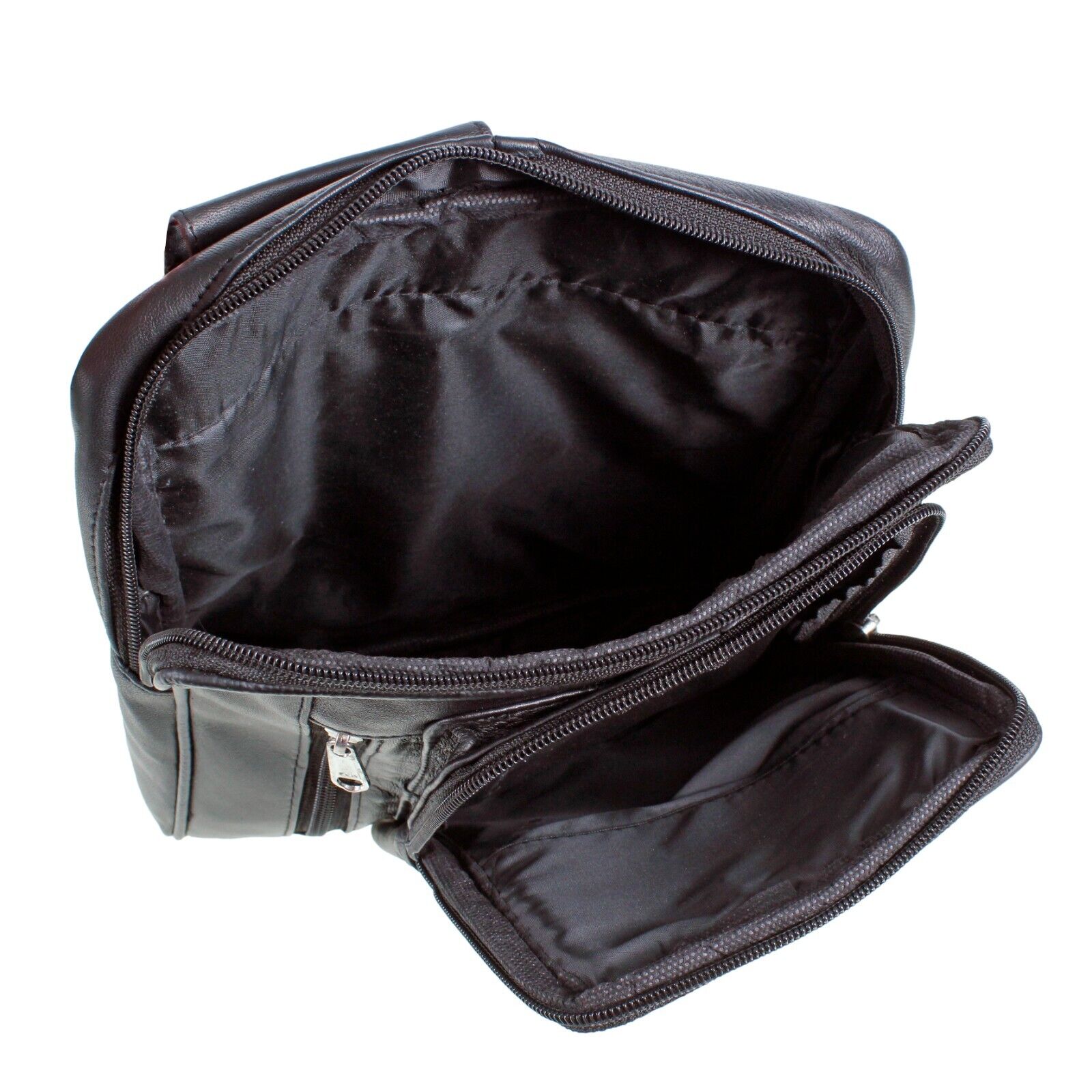 MENS REAL LEATHER TRAVEL SHOULDER MAN BAG CROSS BODY MESSENGER UK