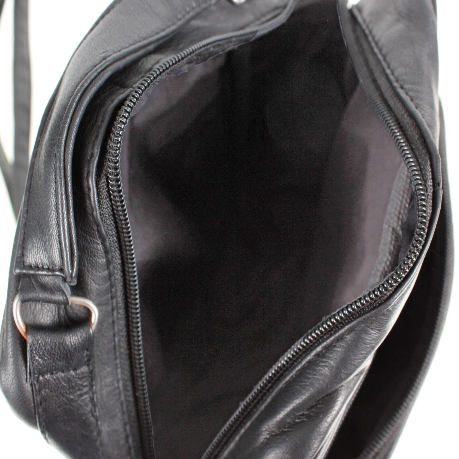 MENS REAL LEATHER TRAVEL SHOULDER MAN BAG CROSS BODY MESSENGER