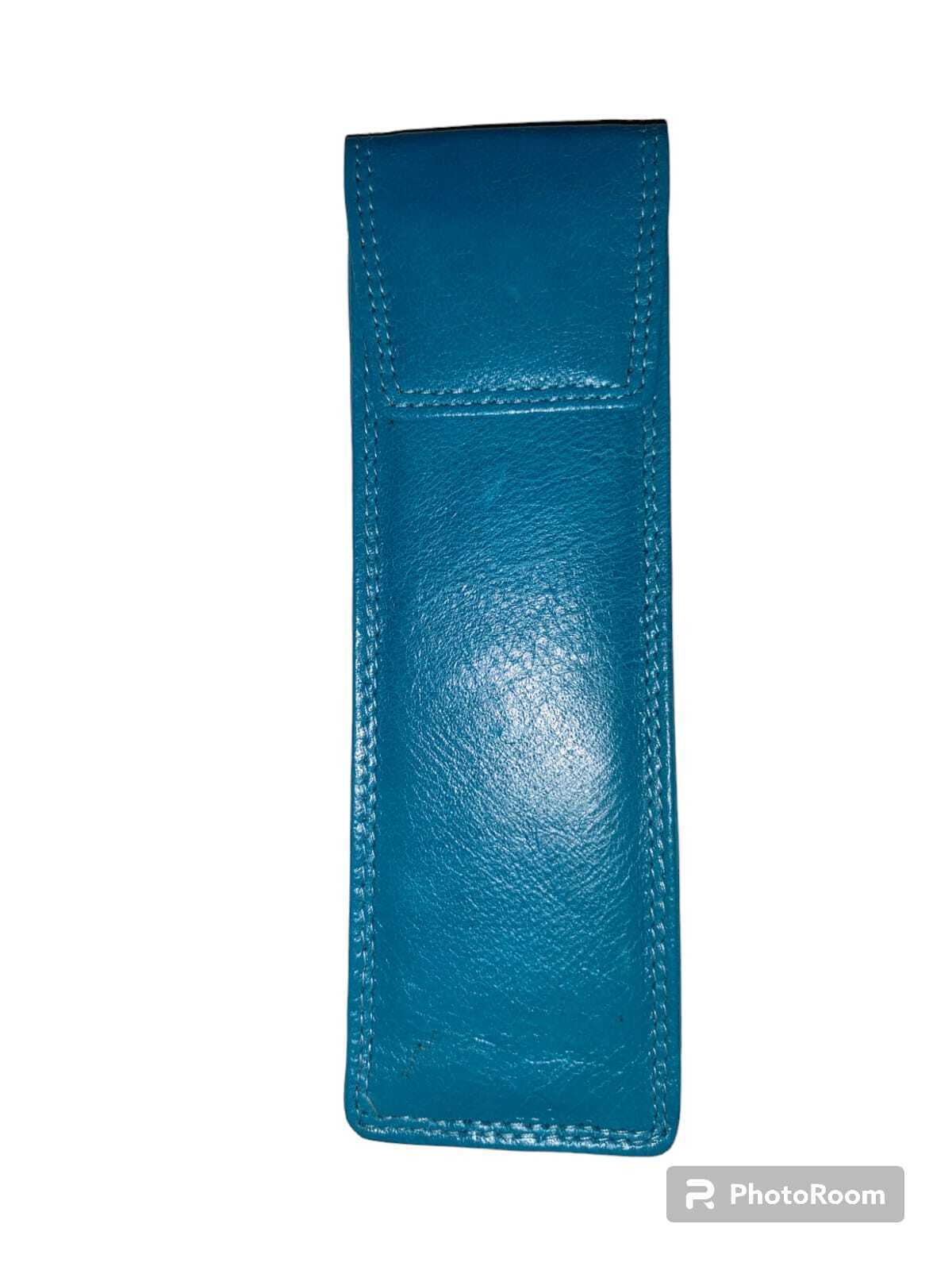 Real LEATHER SLIM GLASSES CASE spec reading sun sleeve pouch Gents Ladies Women