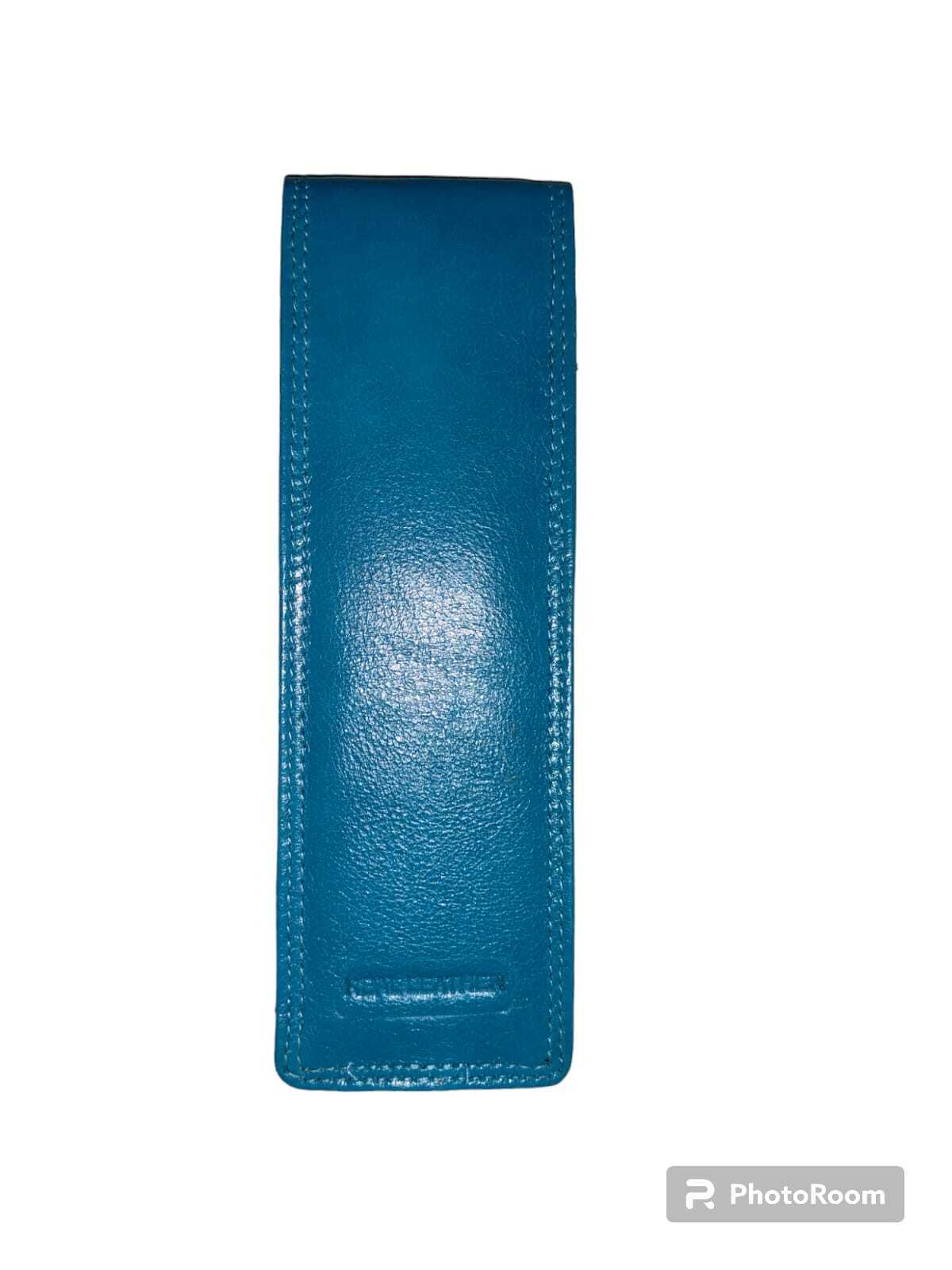 Real LEATHER SLIM GLASSES CASE spec reading sun sleeve pouch Gents Ladies Women