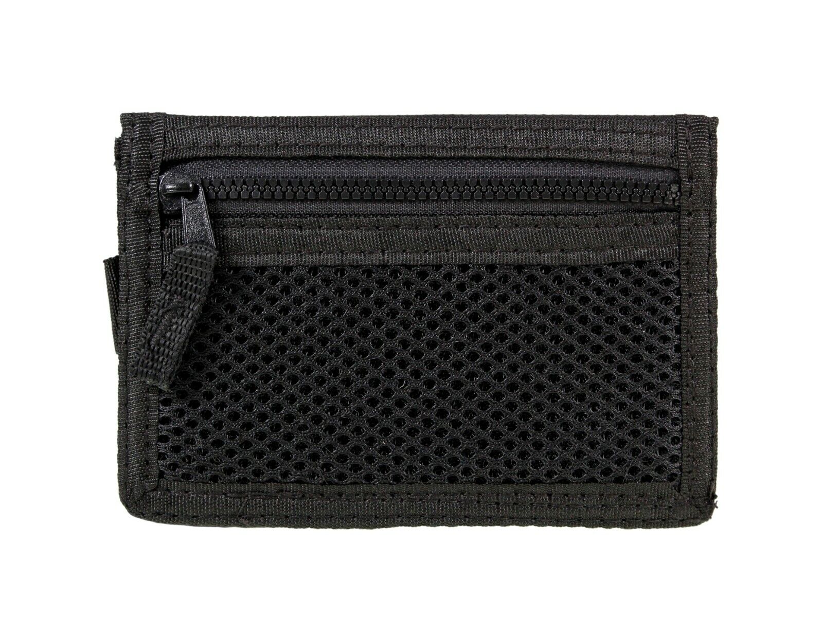 Mens Boys Sports Wallet Nylon Belt Clip Credit/Debit Card TriFold Black