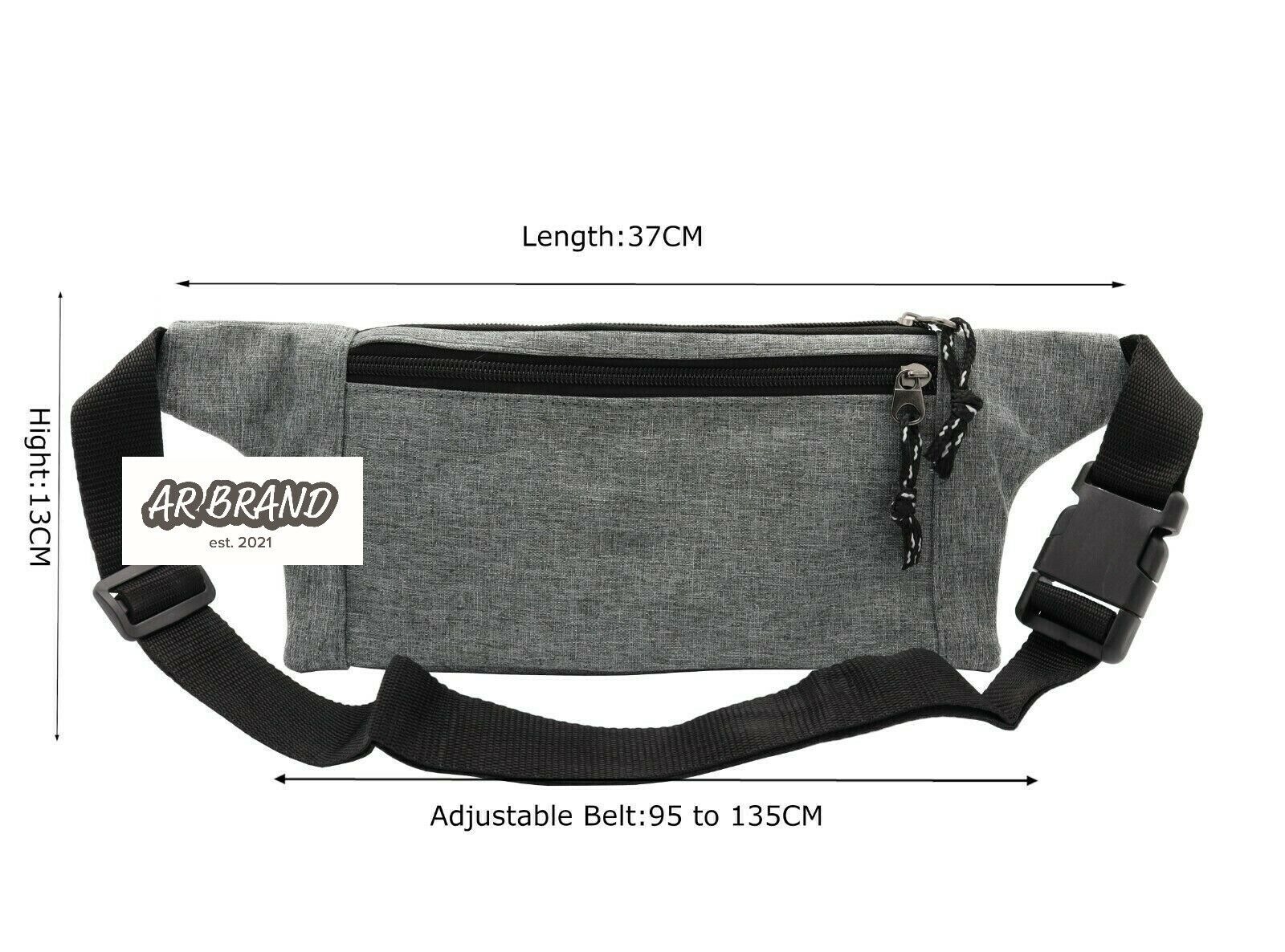 Money Belt Bumbag Travel Bag Waist Pack Sport Pouch Hiking Running  Canvas