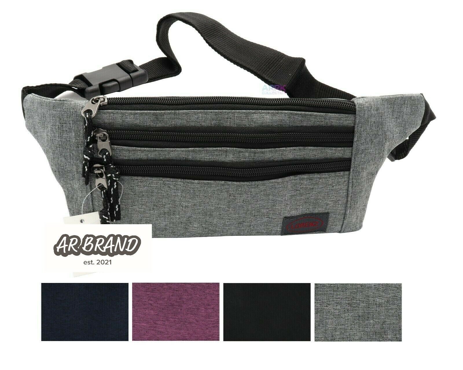 Money Belt Bumbag Travel Bag Waist Pack Sport Pouch Hiking Running  Canvas