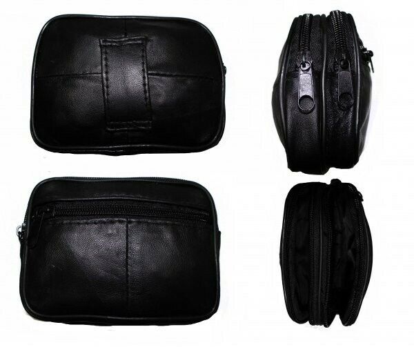 Leather Camera Cigarette Taxi Purse Belt Loop Travel Pouch Wallet