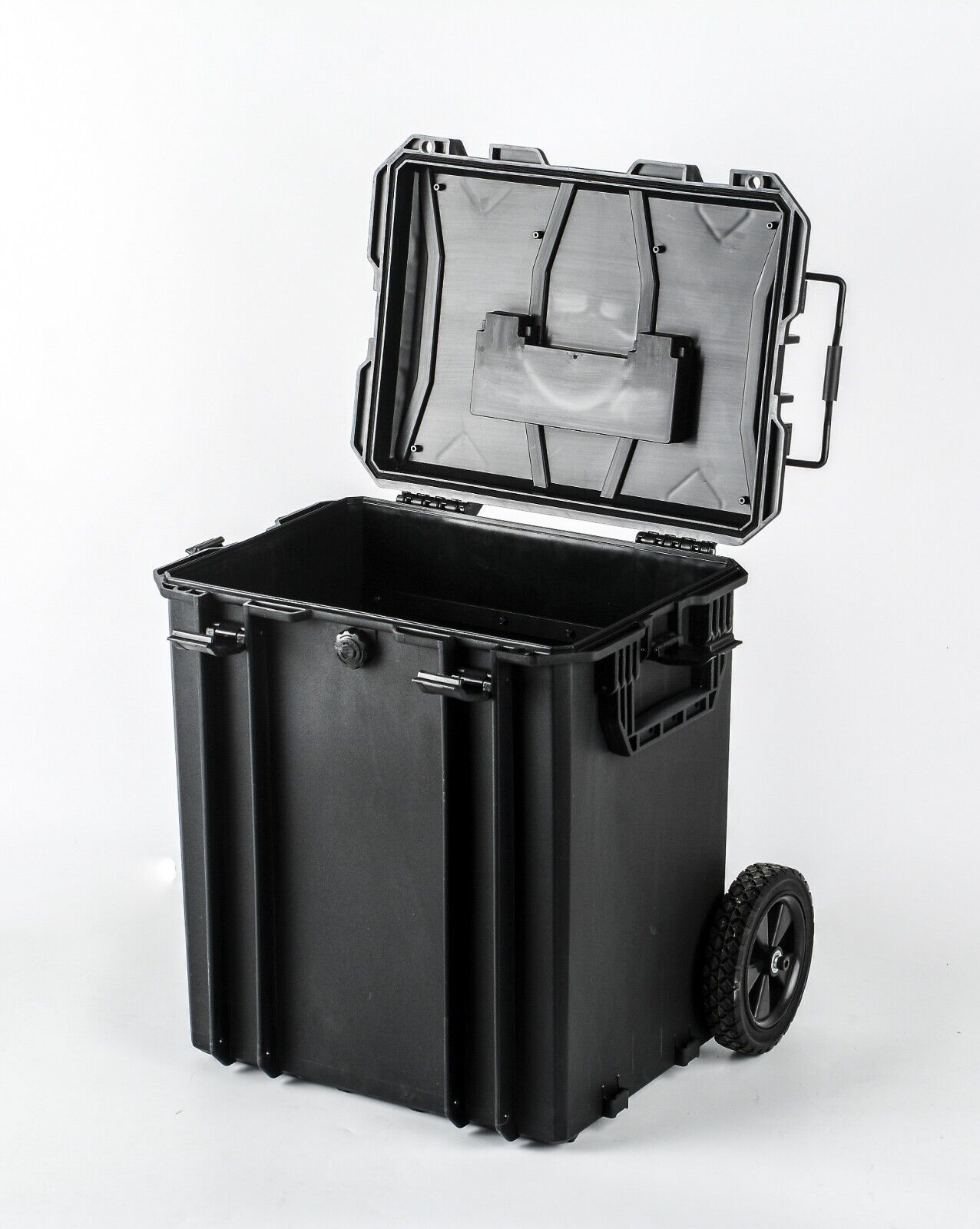 Mobile Chest Trolley Cart Storage Cabinet Tool Box Garage Black