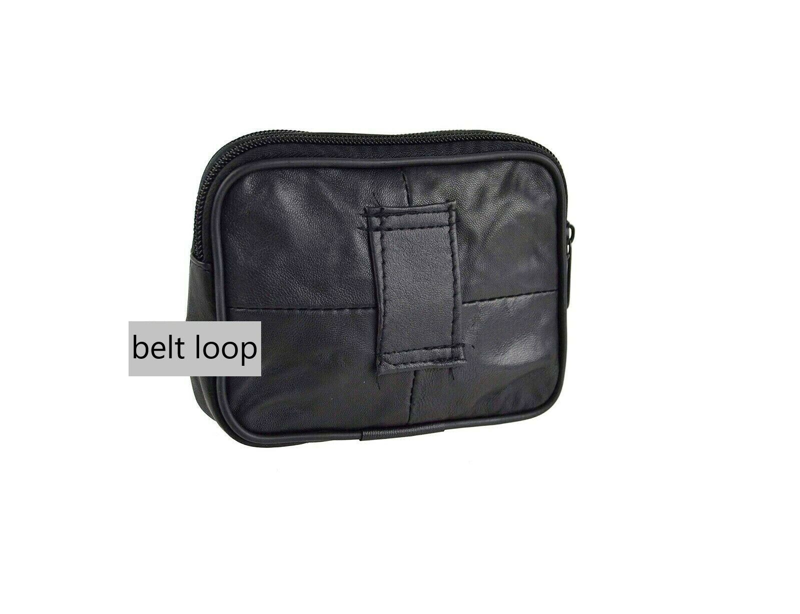 Leather Camera Cigarette Taxi Purse Belt Loop Travel Pouch Wallet