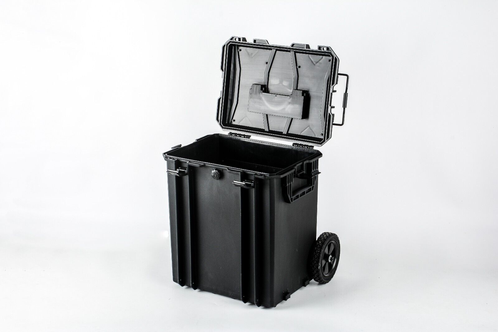 Mobile Chest Trolley Cart Storage Cabinet Tool Box Garage Black