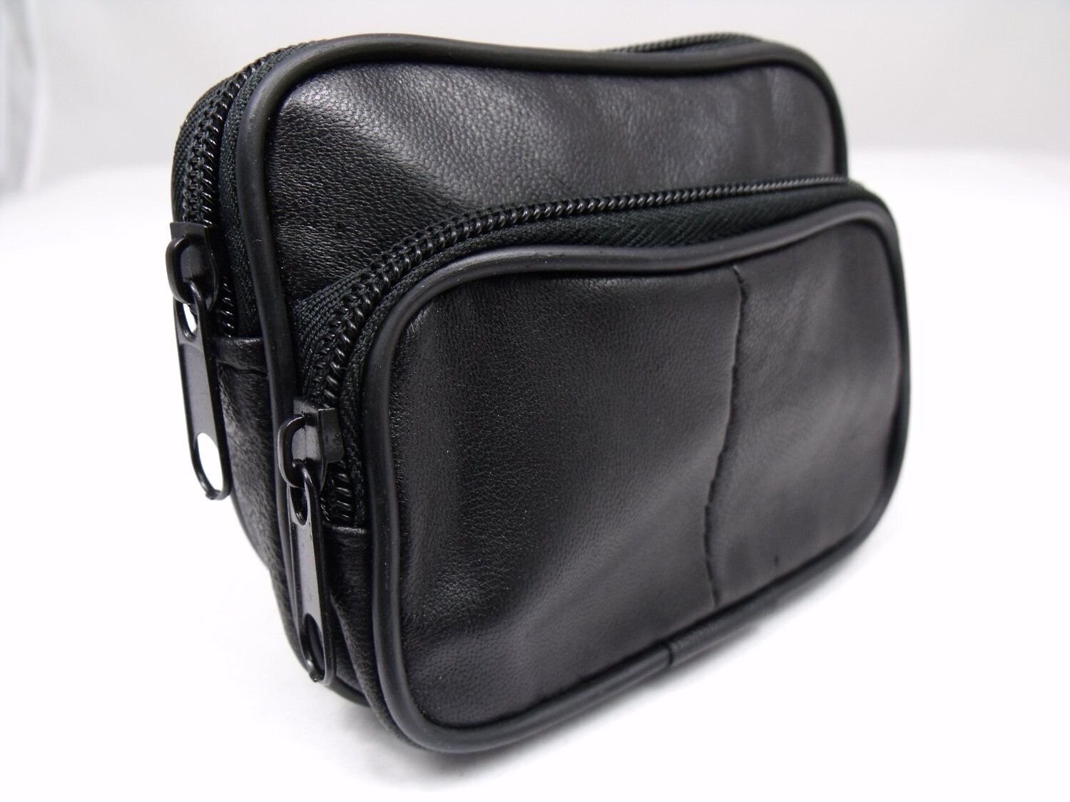 Leather Camera Cigarette Taxi Purse Belt Loop Travel Pouch Wallet