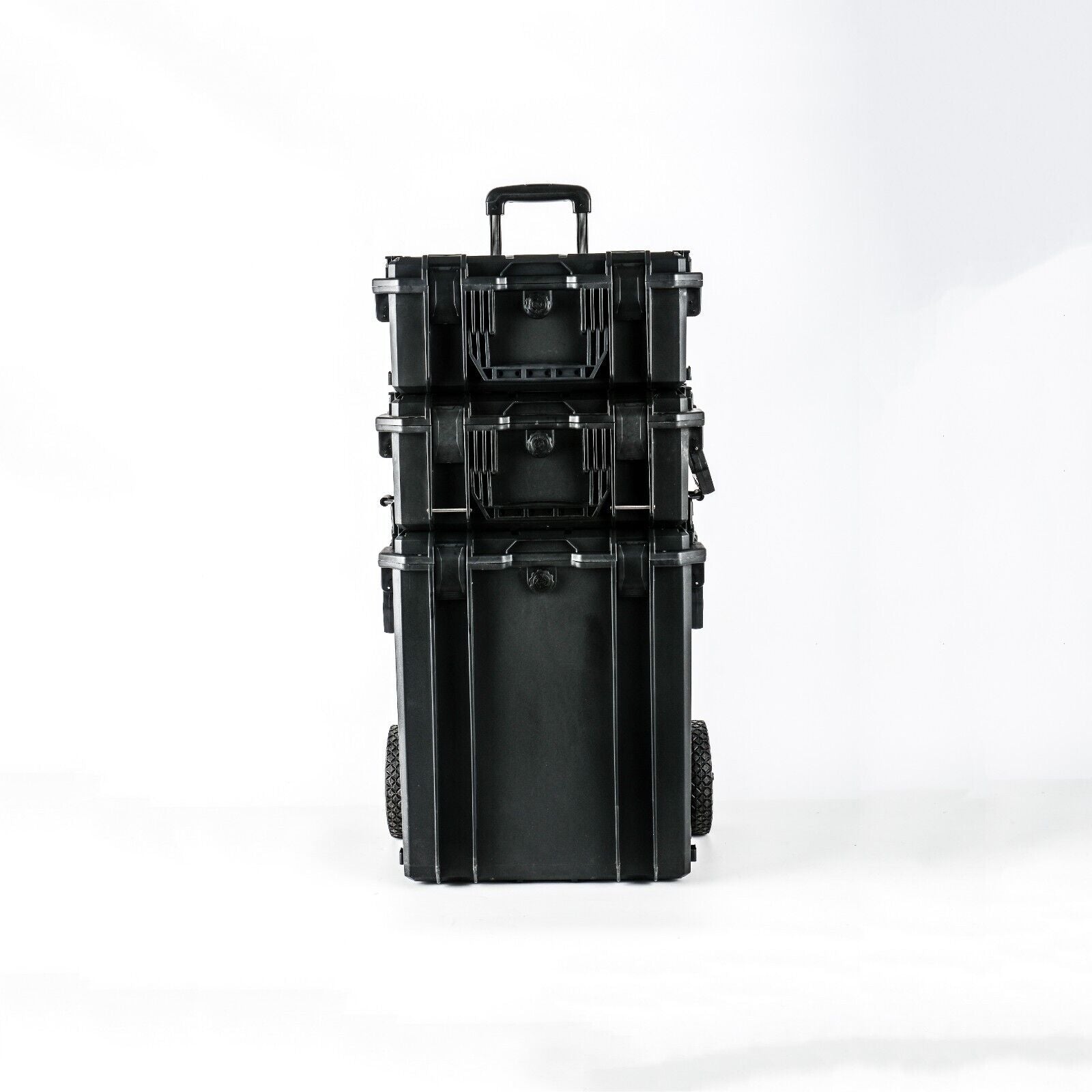 Mobile Chest Trolley Cart Storage Cabinet Tool Box Garage Black