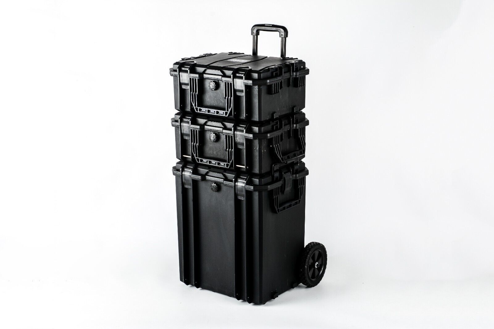 Mobile Chest Trolley Cart Storage Cabinet Tool Box Garage Black