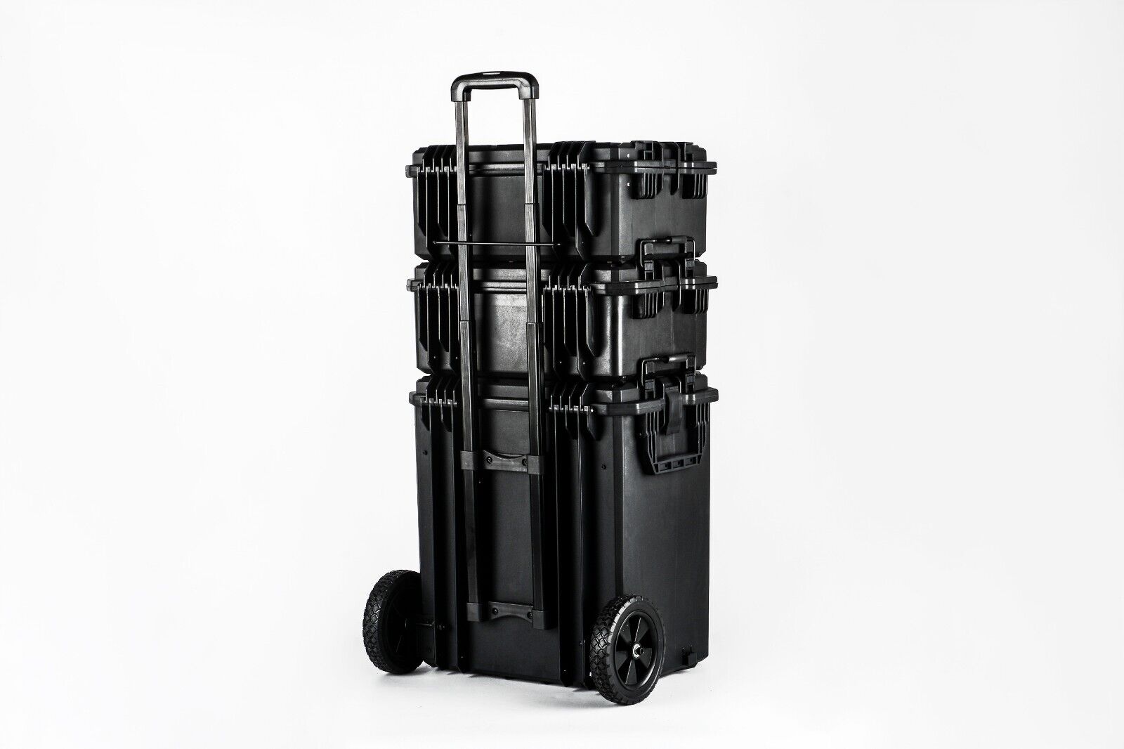 Mobile Chest Trolley Cart Storage Cabinet Tool Box Garage Black