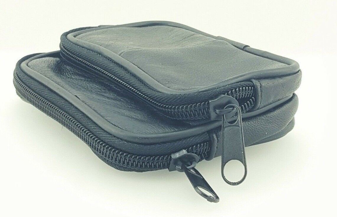 Leather Camera Cigarette Taxi Purse Belt Loop Travel Pouch Wallet