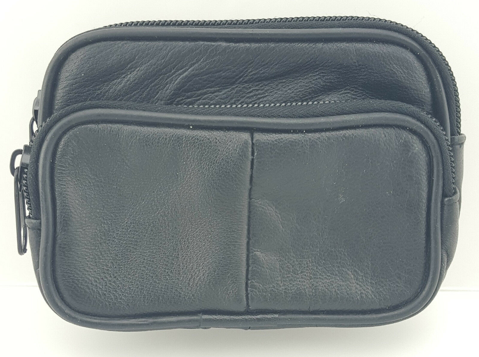 Leather Camera Cigarette Taxi Purse Belt Loop Travel Pouch Wallet