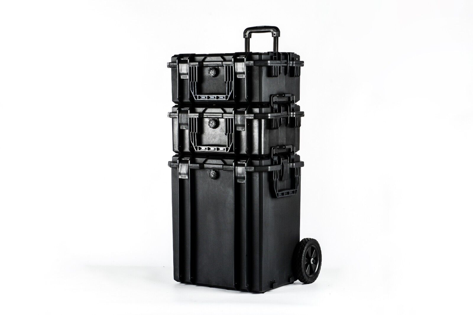 Mobile Chest Trolley Cart Storage Cabinet Tool Box Garage Black