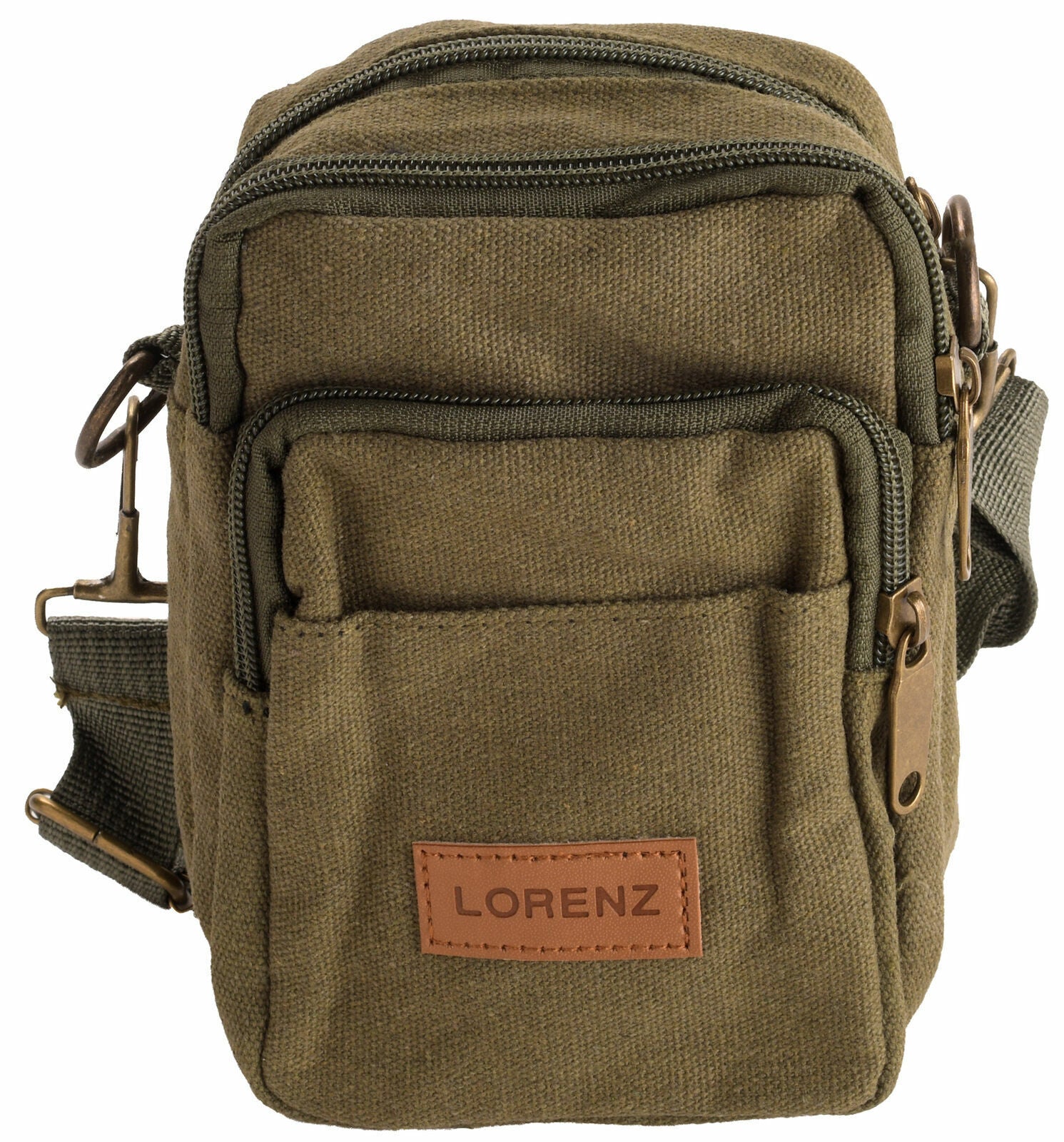 Small Travel Bag for Men & Ladies with Detachable Strap Belt Loop OG