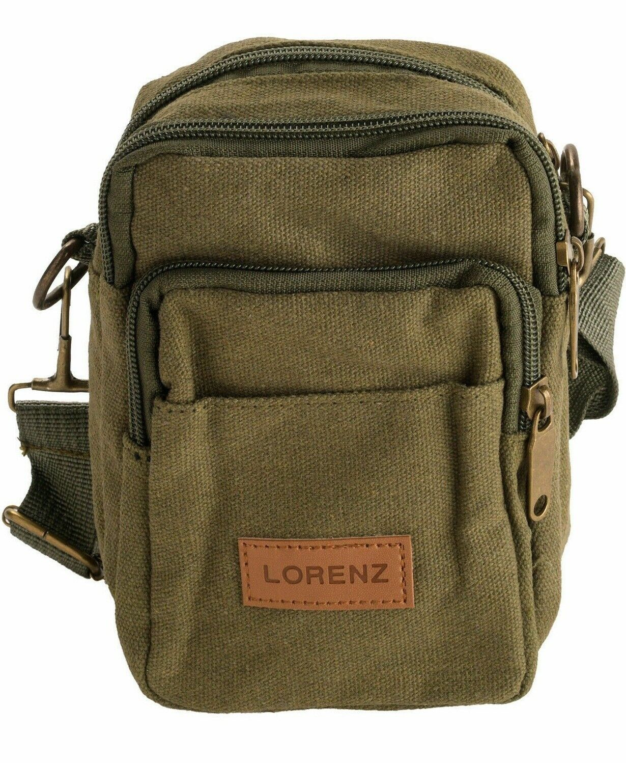 Small Travel Bag for Men & Ladies with Detachable Strap Belt Loop OG