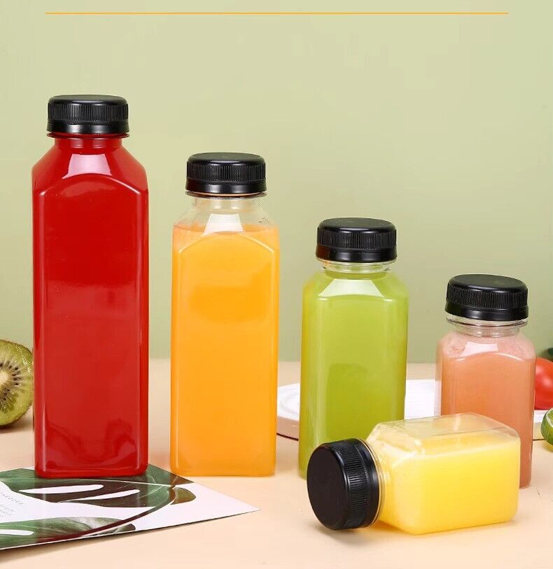 Shot Bottles 120ml For Juice Shots Ginger Health Wellbeing 30% Recycled Plastic