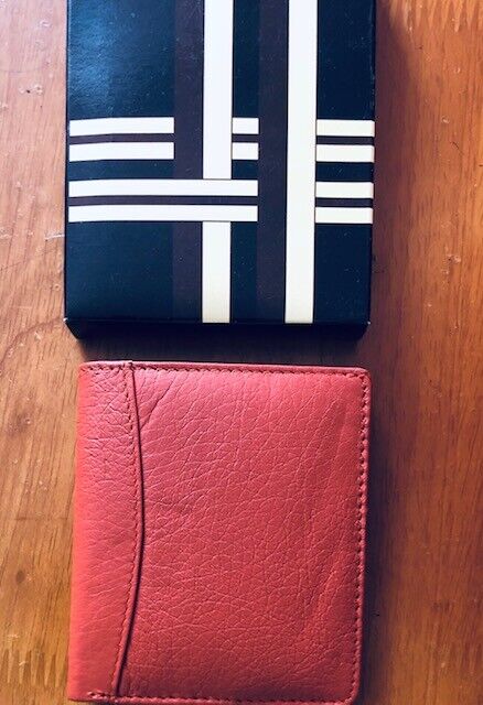 Leather Credit Card Holder Money Bus Oyster Wallet Gift Boxed