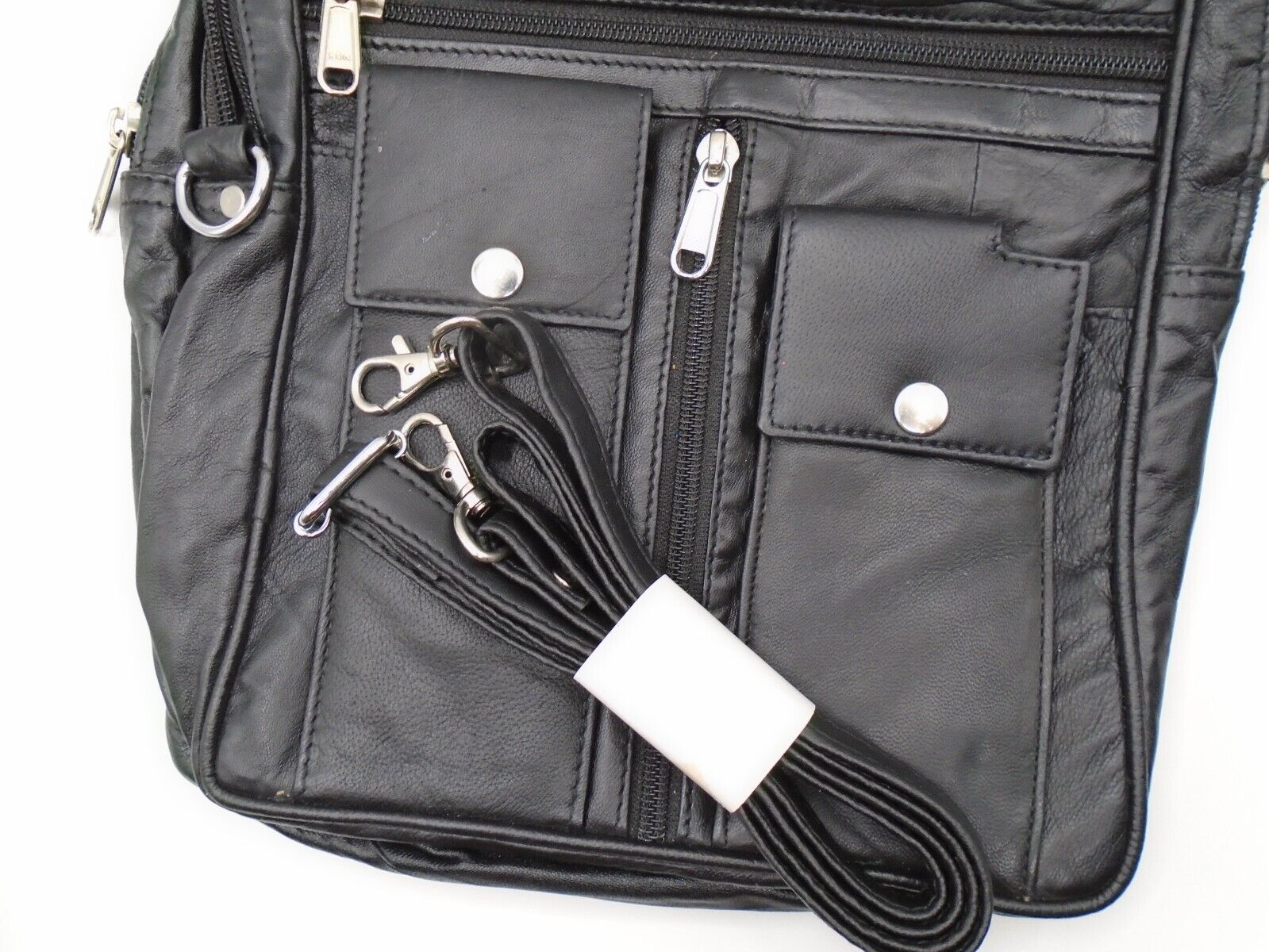 Mens Travel Holiday Business Bag Genuine Leather Shoulder Bag