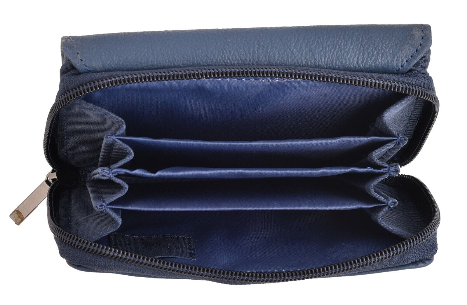 Ladies Leather Purse RFID Blocking Wallet with Multi Card Swing Section
