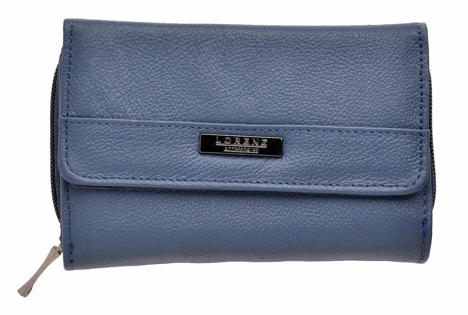 Ladies Leather Purse RFID Blocking Wallet with Multi Card Swing Section