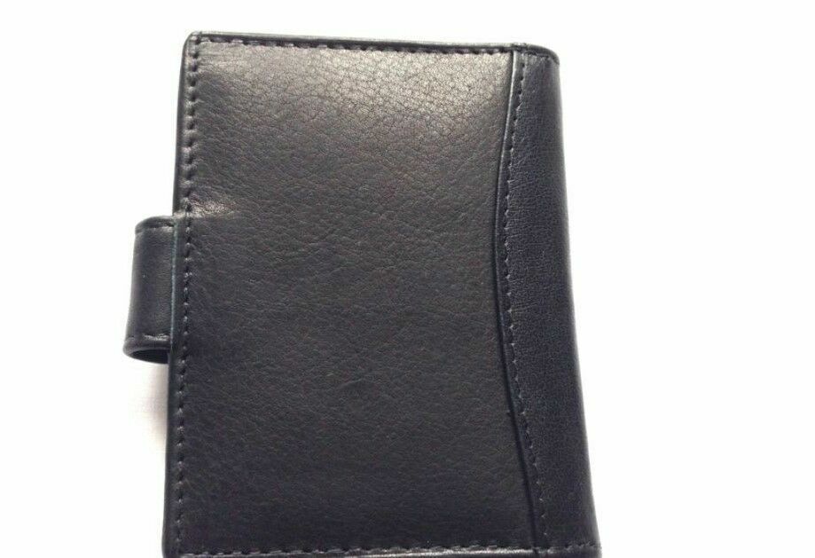 Leather Credit Card Holder - Takes 26 Cards and Money compartment Wallet Brown
