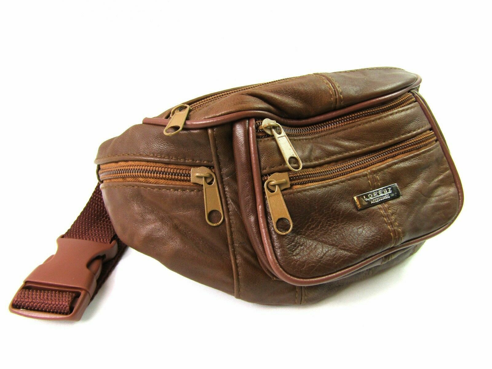 Leather Bumbag Waistbag Money Wallet Holiday Travel Outdoors UK SELLER