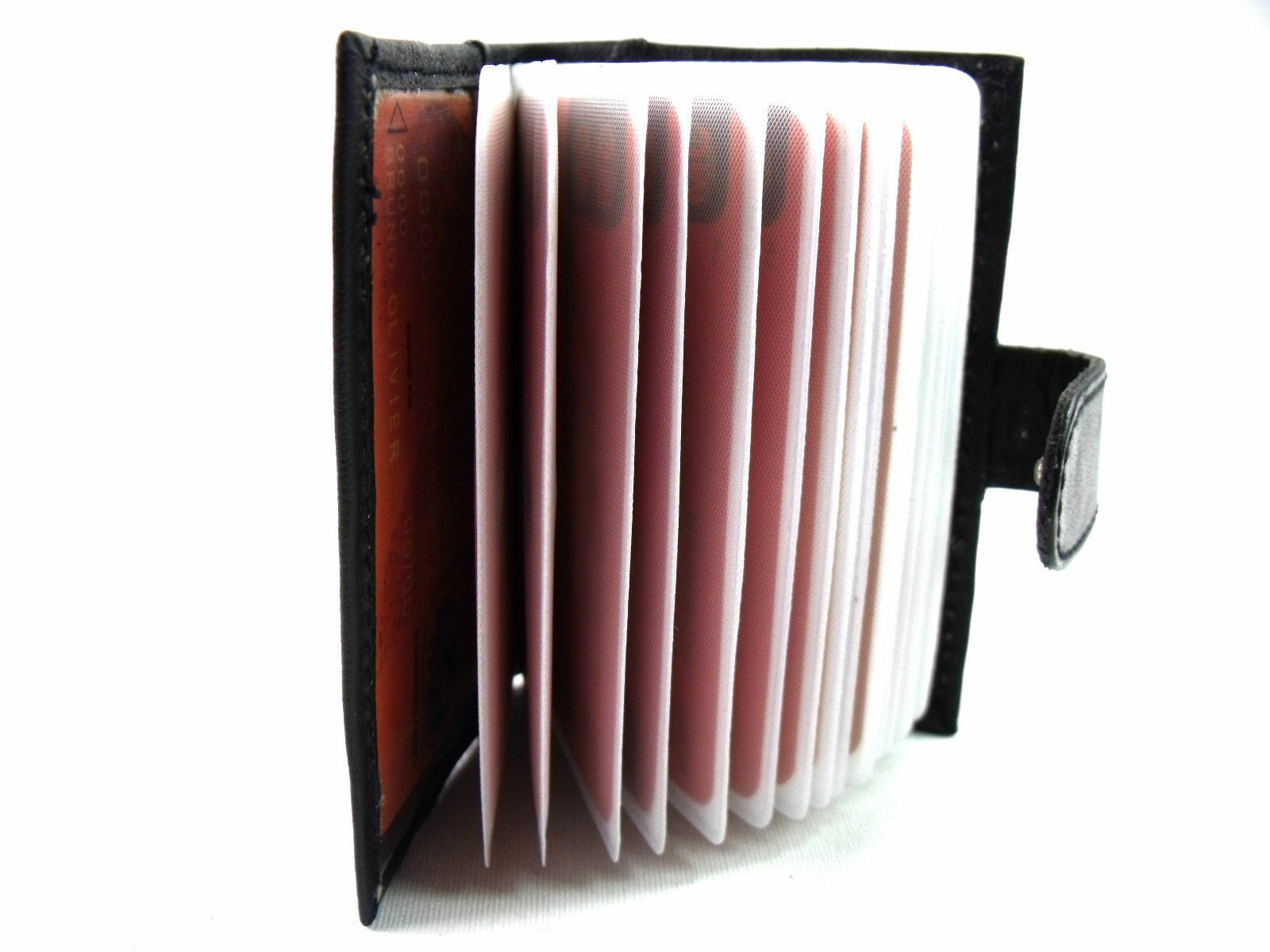 Leather Credit Card Holder Black or Brown