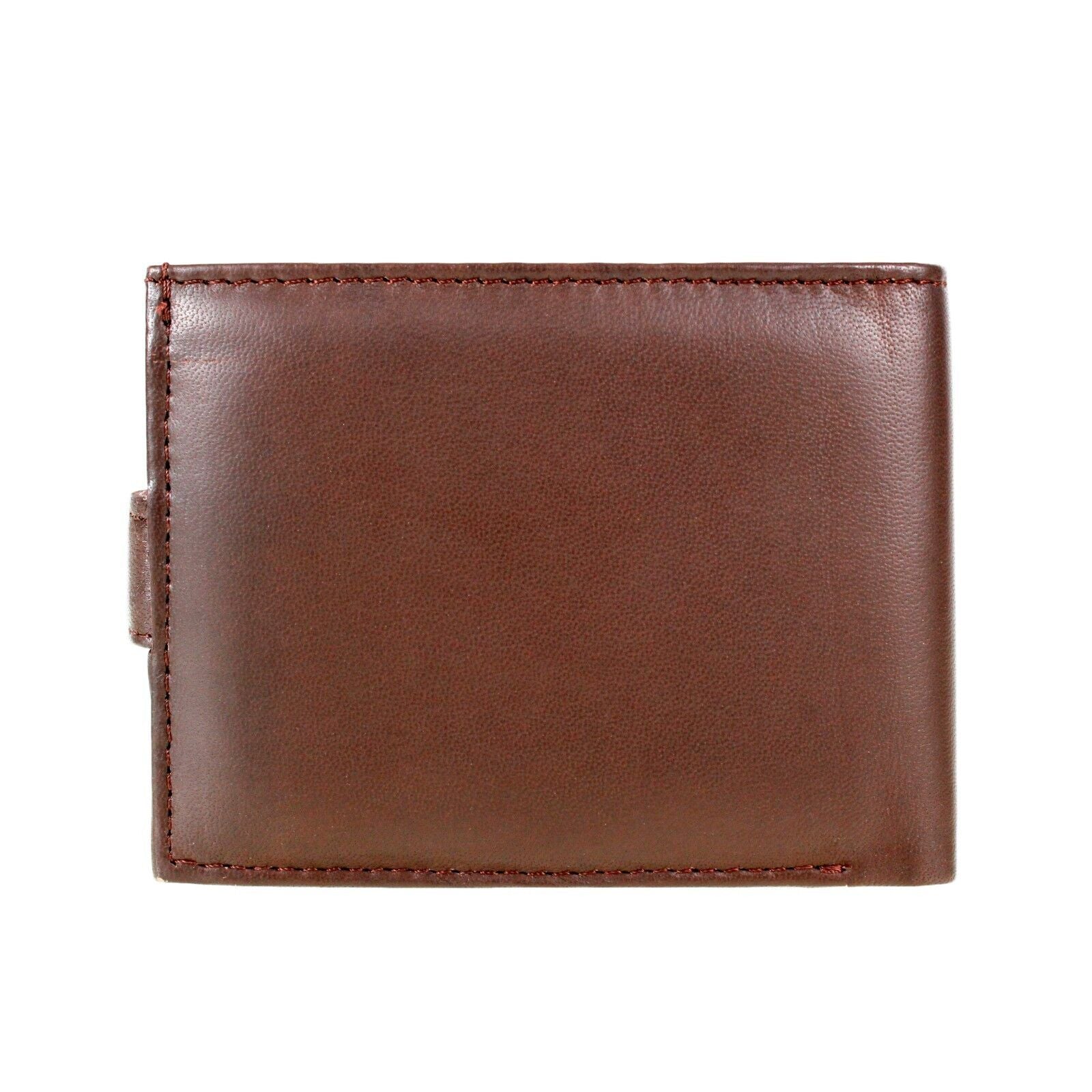 Mens Leather Wallet RFID SAFE Contactless Card Blocking ID Protection A