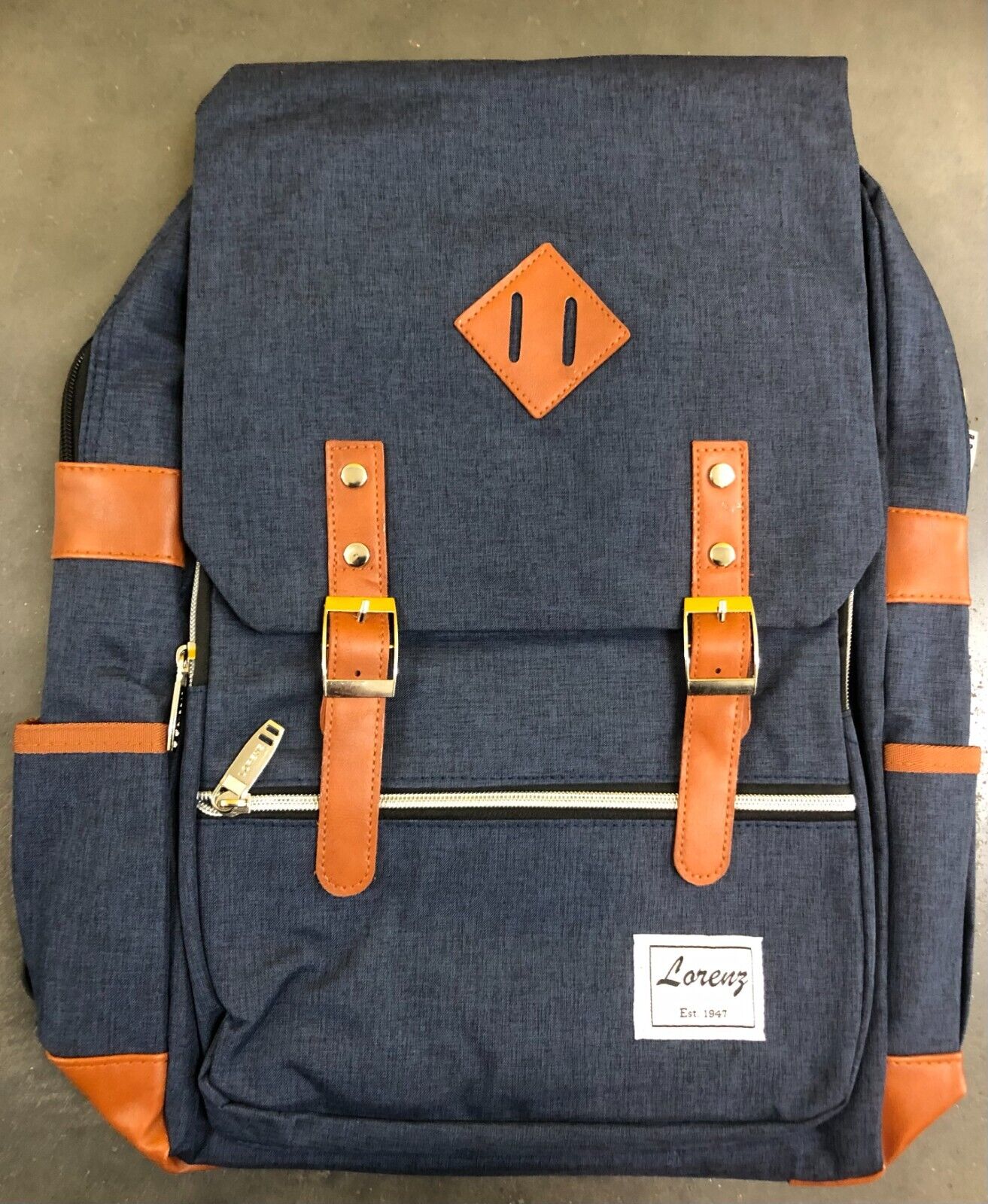 Mens RUCKSACK BACKPACK  ZIP SIDE POCKET WORK BUSINESS  COLLEGE UNI TRAVEL