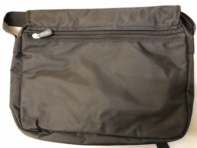 Jeep Laptop Messenger Unisex  Courier Shoulder Bag black white RED