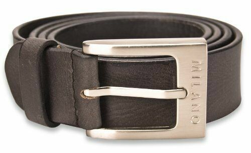 Mens Milano Leather Belt Multiple Styles