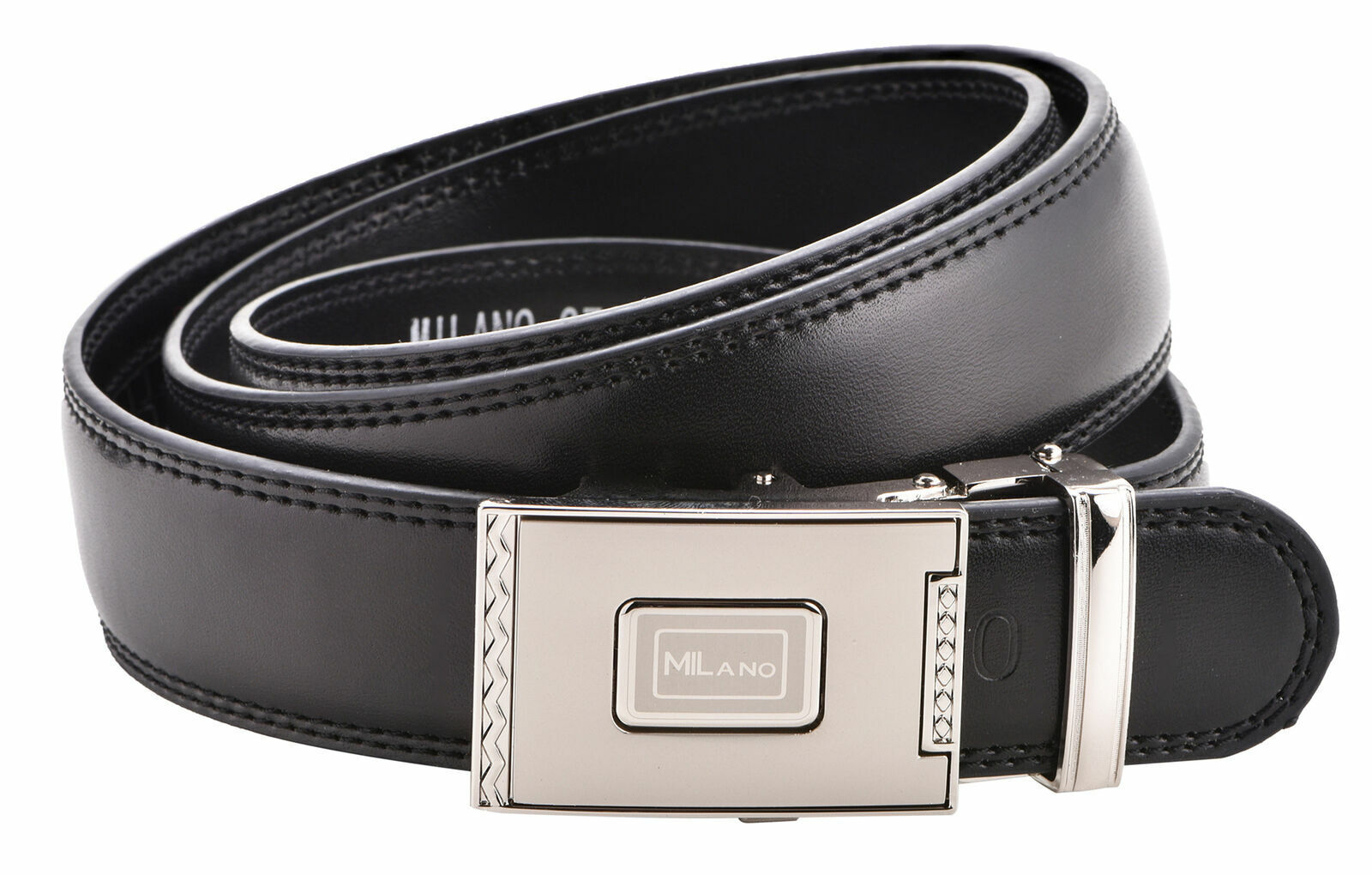 Mens Milano Leather Belt Multiple Styles