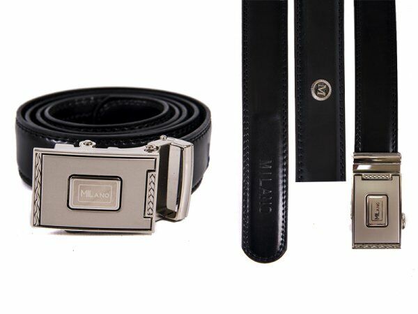 Mens Milano Leather Belt Multiple Styles
