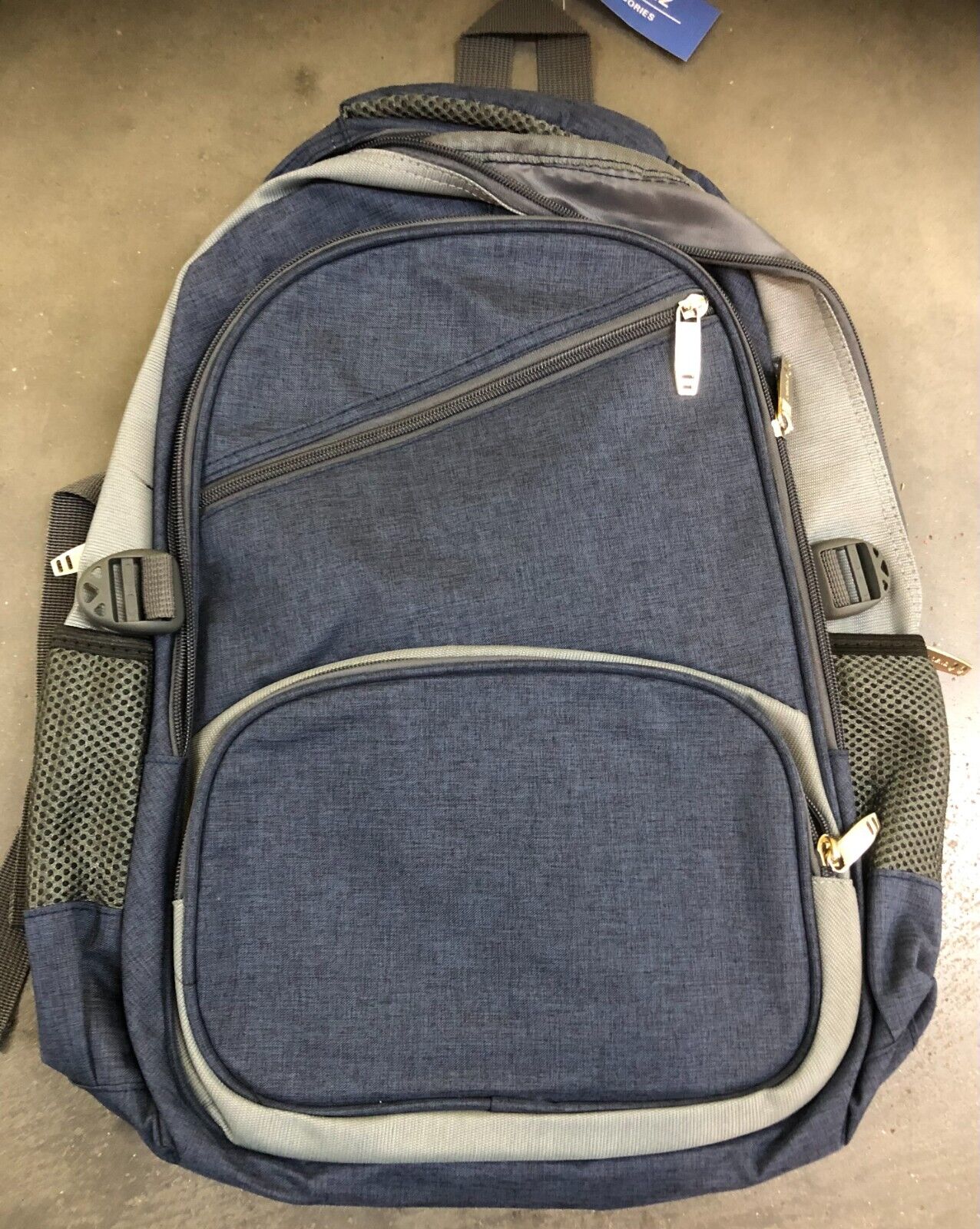 Mens RUCKSACK BACKPACK  ZIP SIDE POCKET WORK BUSINESS  COLLEGE UNI TRAVEL