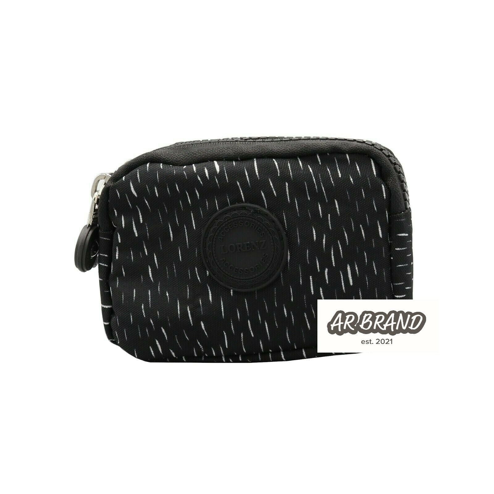 Design Ladies Women Girls Kids Small Zip Round Coin Purse with 3 Zip Closer