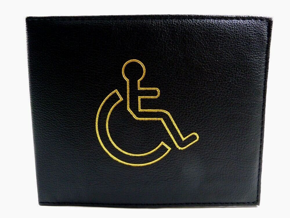 Vegan Disabled Blue Badge Holder Hologram Safe Parking Permit Display Cover