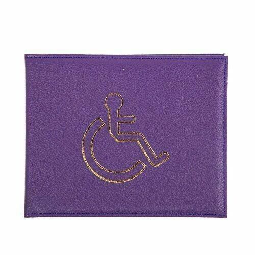 Vegan Disabled Blue Badge Holder Hologram Safe Parking Permit Display Cover