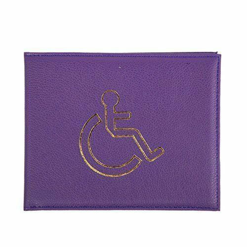 Vegan Disabled Blue Badge Holder Hologram Safe Parking Permit Display Cover