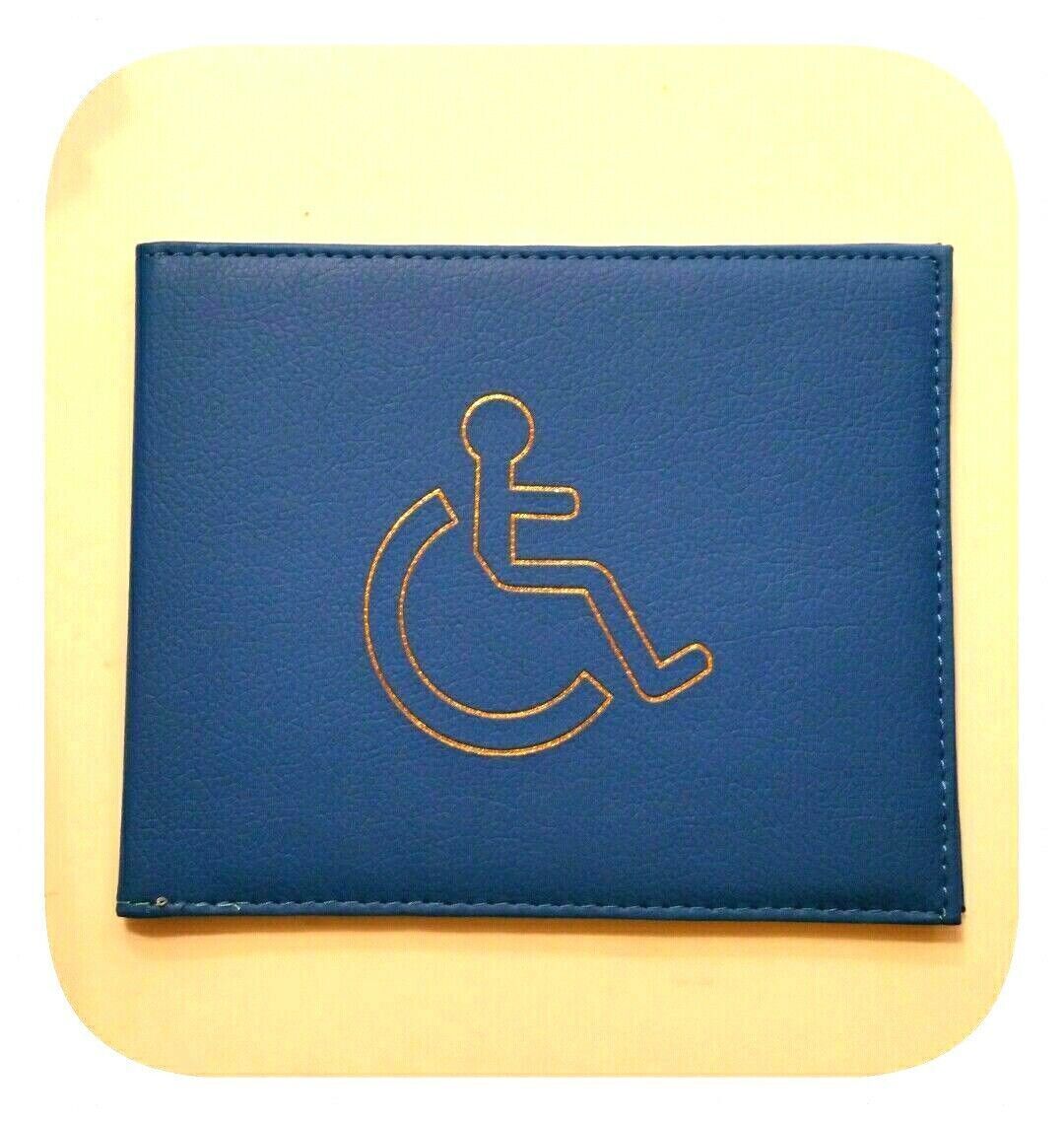 Vegan Disabled Blue Badge Holder Hologram Safe Parking Permit Display Cover