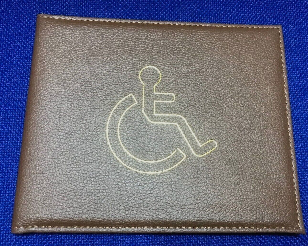 Vegan Disabled Blue Badge Holder Hologram Safe Parking Permit Display Cover