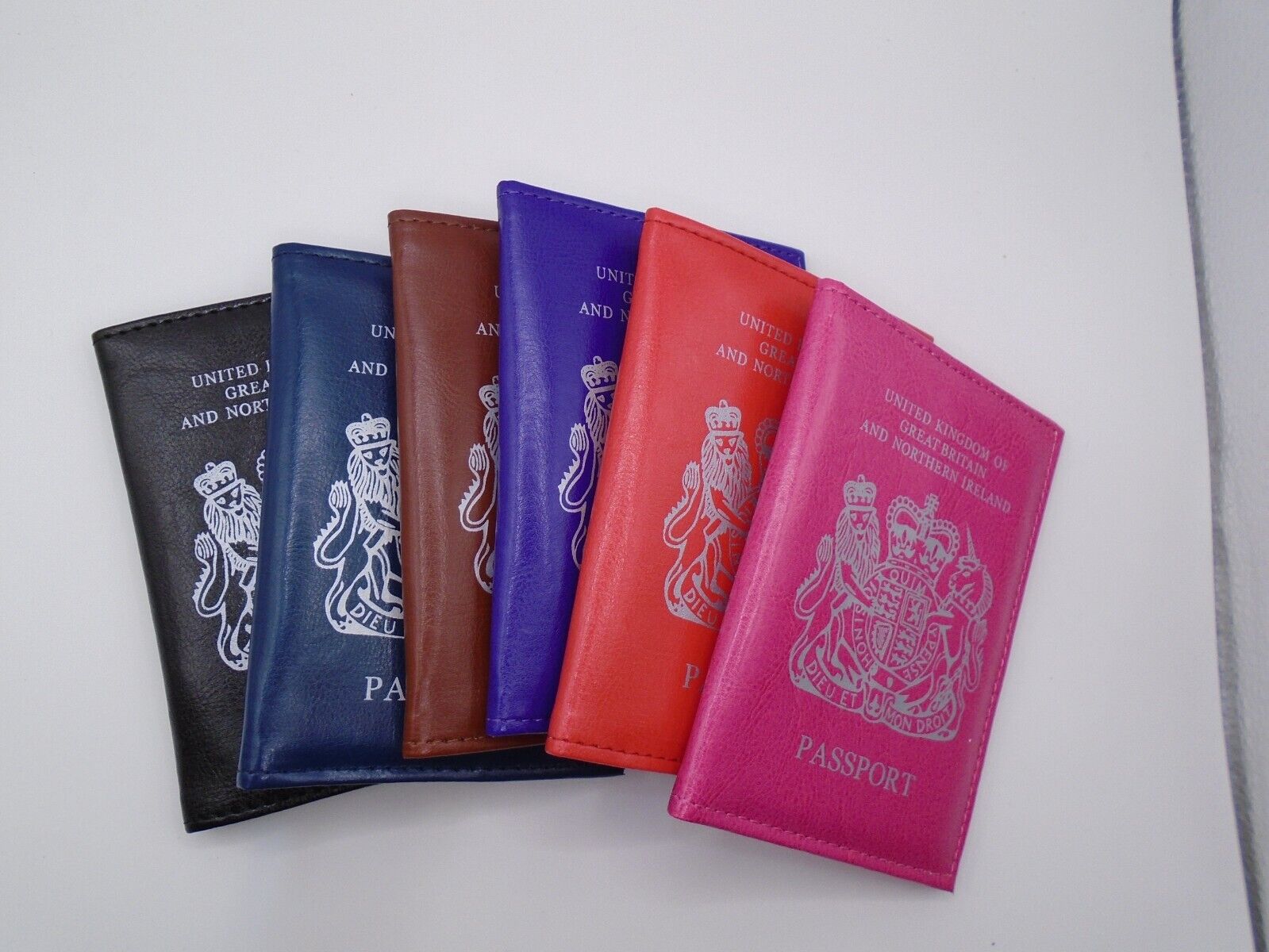 UK Passport Holder Protector Cover Wallet PU Leather United Kingdom