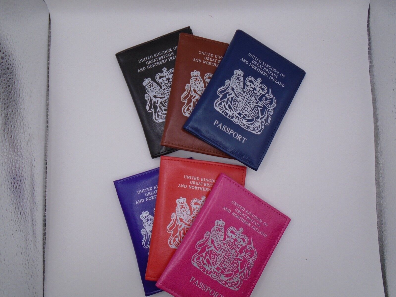 UK Passport Holder Protector Cover Wallet PU Leather United Kingdom