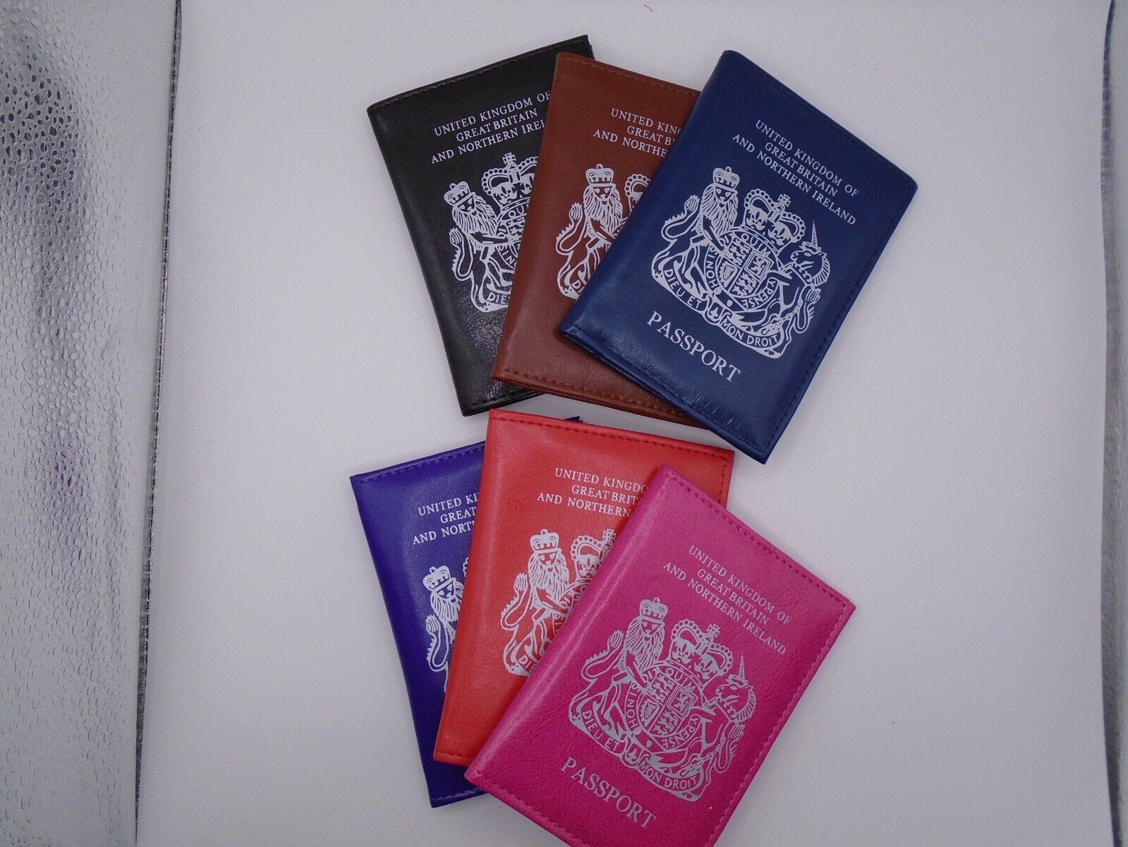 UK Passport Holder Protector Cover Wallet PU Leather United Kingdom