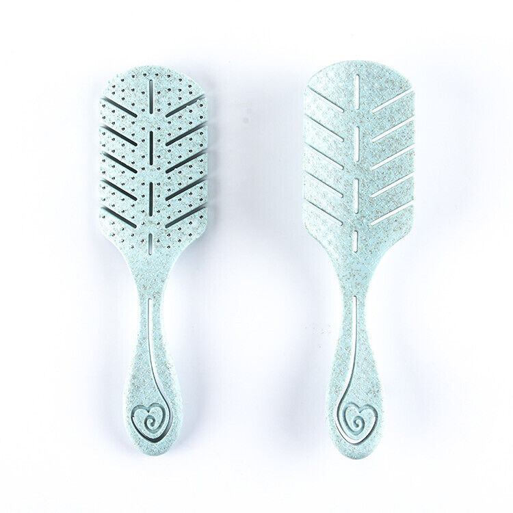 Eco Friendly Wheat Straw Hairbrush, Flexible Soft Pin Bristles AR Beauty UK