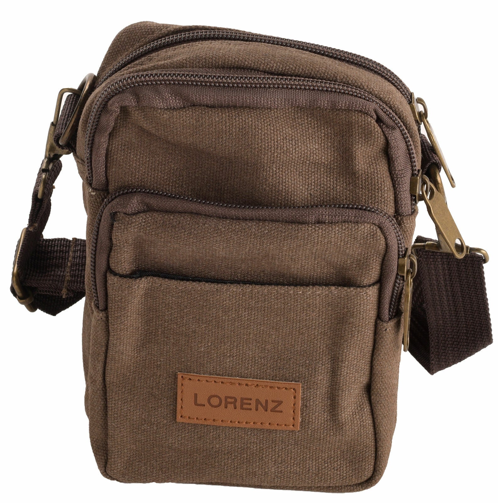 Small Travel Bag for Men & Ladies with Detachable Strap Belt Loop