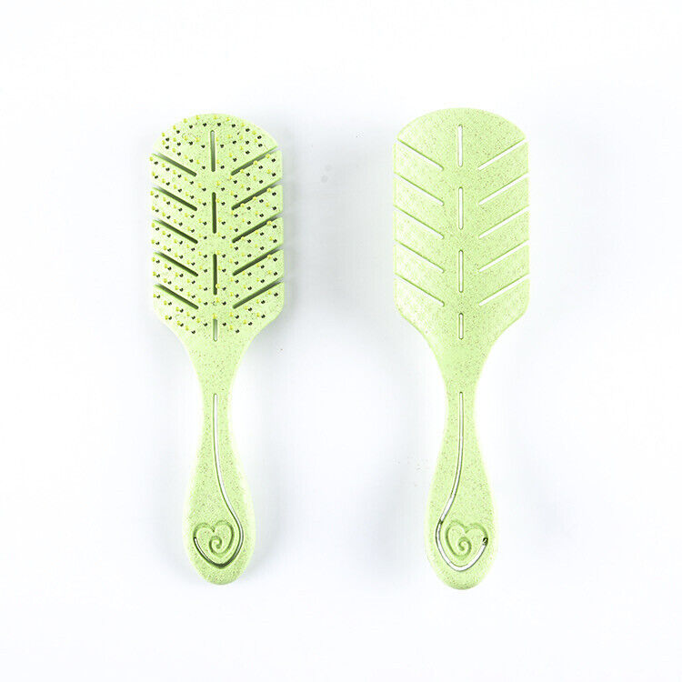 Eco Friendly Wheat Straw Hairbrush, Flexible Soft Pin Bristles AR Beauty UK