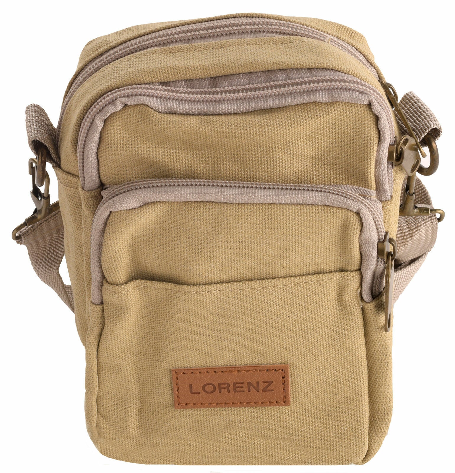 Small Travel Bag for Men & Ladies with Detachable Strap Belt Loop